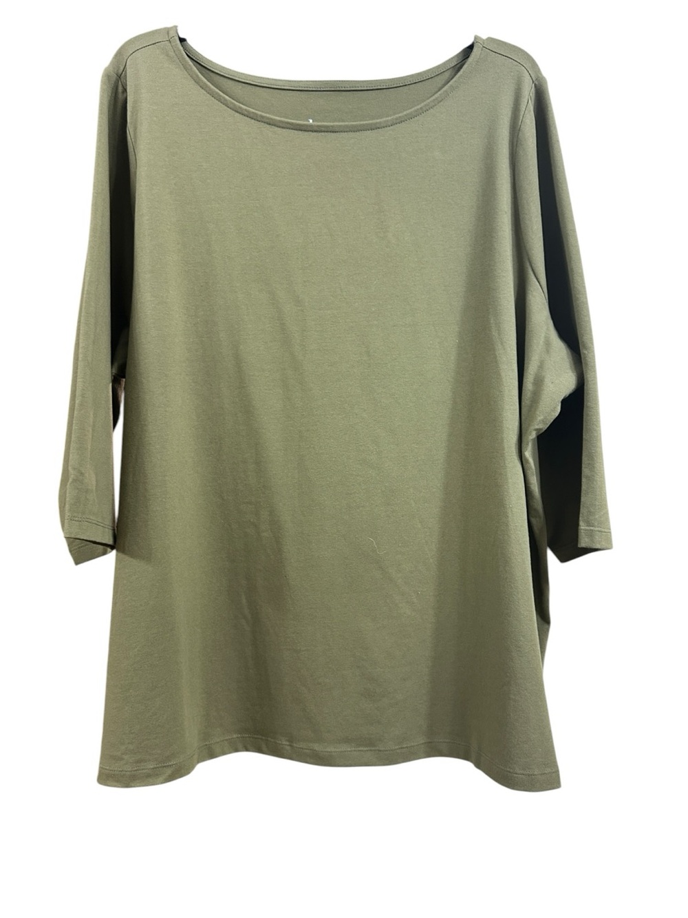 Olive green essential tee
